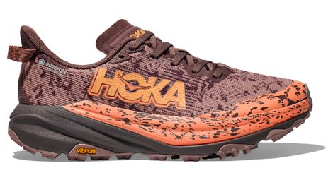 Chaussures trail hoka speedgoat 6 gtx violet/rose femme