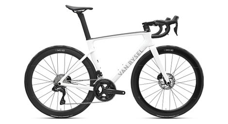 Bicicleta de carretera van rysel rcr shimano 105 di2 12s 700 mm ultra blanca 2025