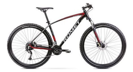 Vélo romet mtb 29 pouces mustang m2 noir-rouge m