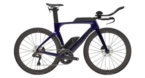 cervelo p series triathlon bike with shimano ultegra di2 12 speed drivetrain 700 mm deep blue sunset blue
