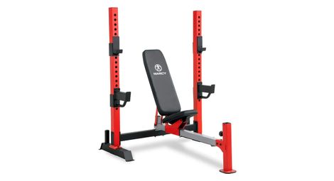 Banc olympique marcy mwb-7096 - largeur des montants 108 cm - poids supporté 272 kg