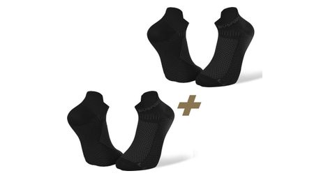 Paar bv sport light 3d ultra short socks x2 black