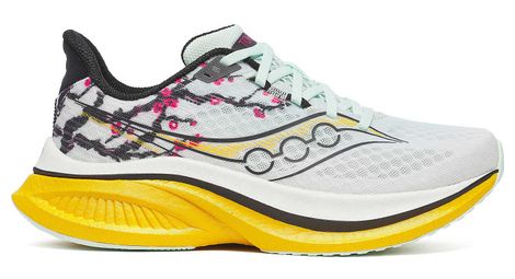Chaussures Running Saucony Endorphin Speed 5 Tokyo Blanc/Jaune Femme