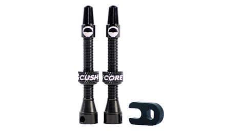 Válvulas tubeless cushcore 55 mm negro