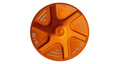 Capot de Valve OAK Forkcap Air pour Fourche Fox/Rockshox Orange