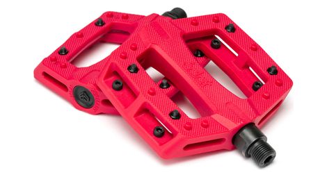 Paire de pedales eclat contra rouge