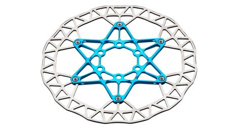 Disque de frein kcnc kasditor 6 trous bleu