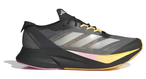 Zapatillas de running adidas adizero boston 12 negro/rosa/naranja hombre