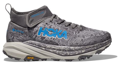 Chaussures trail hoka speedgoat 6 mid gtx gris/bleu homme