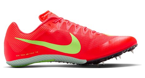 Chaussures d'athlétisme nike zoom rival sprint rouge/vert homme