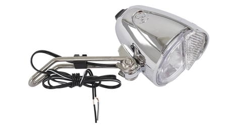 Trelock ls 583 bike-i retro headlight silver