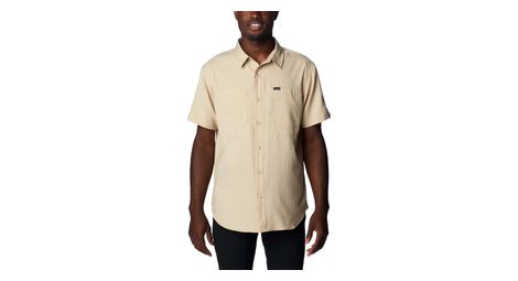 Columbia silver ridge utility beige herren kurzarmhemd l