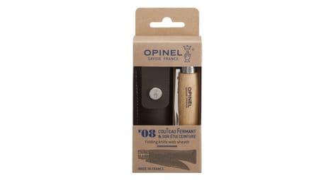 Opinel inox n°08   étui ceinture