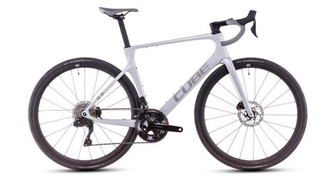 Cube agree c:62 one road bike shimano 105 di2 12s 700 mm fog grey 2025