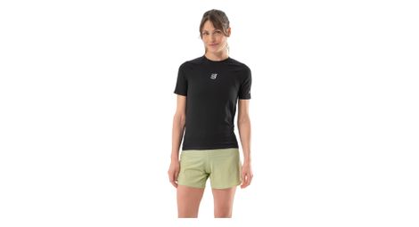 Maillot manches courtes compressport trail racing noir femme
