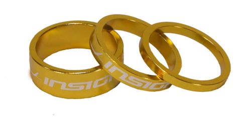 X3 entretoises de direction insight 1-1/8 or