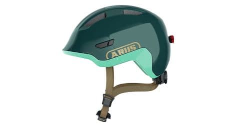 Casco infantil abus smiley 3.0 ace led verde real