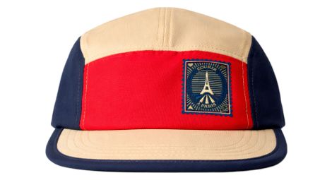 Casquette BV Sport 5 Panel Paris Bleu/Rouge/Beige