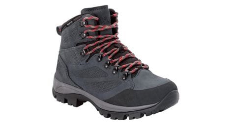 Chaussures de randonnée jack wolfskin rebellion texapore mid gris