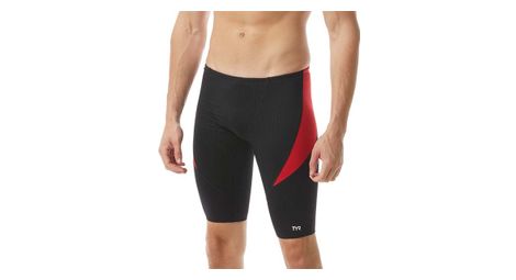 Tyr uomo jammer splice hexa swimsuit nero/rosso 80 cm