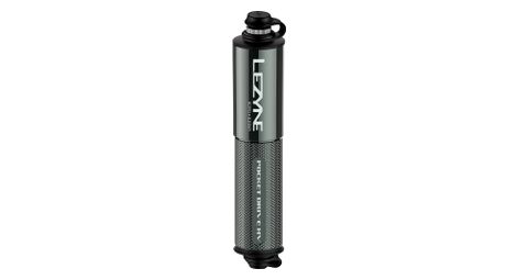 lezyne pocket drive hv hand pump max 90 psi 6 2 bar lite grey