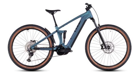 Cube stereo hybrid one22 race 800 electric full suspension mtb shimano deore 12s 800 wh 27.5'' smaragd blue green 2025
