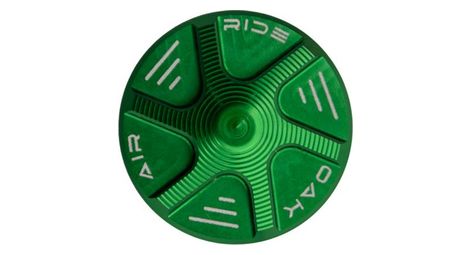 OAK Forkcap Tapa de Válvula de Aire para Horquillas Fox/Rockshox Verde
