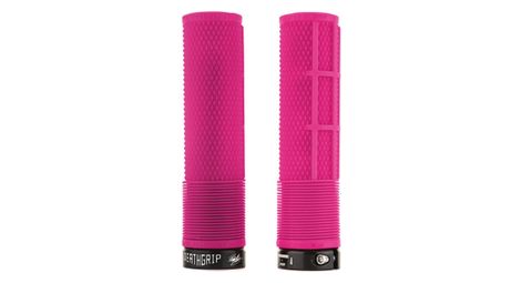 Manopole sottili senza flangia dmr deathgrip rosa