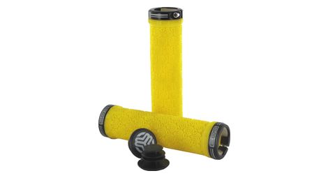 Sb3 paire de grips logo jaune lock on noir