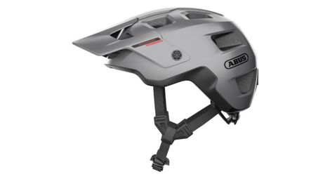 Casco abus modrop gleam silver