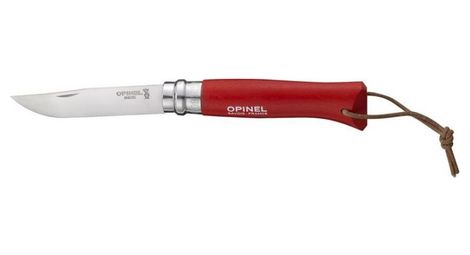 Opinel n 08 baroudeur rouge