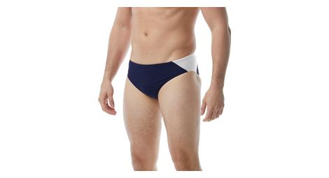 Maillot de bain tyr hexa splice racer bleu blanc