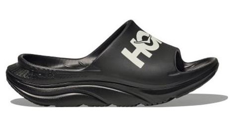 Hoka Ora Athletic Slide Recovery-Schuhe Schwarz/Weiß Unisex