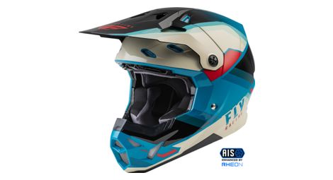 Casque integral fly racing formula cp rush noir bleu beige