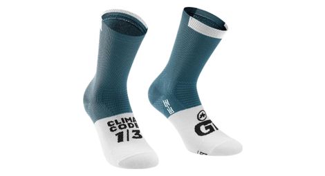 Assos gt socks c2 blau/weiß 43-46