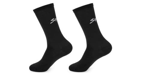 Spiuk anatomic calcetines de verano negros unisex (juego de 2 pares)