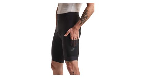 Cuissard Court Sans Bretelles Rapha Core Cargo Noir/Blanc Homme