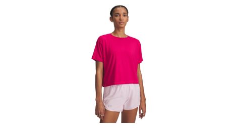 Maillot manches courtes under armour motion rose femme