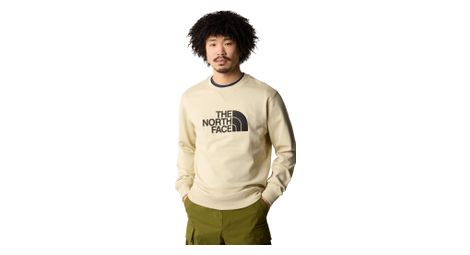 Sudadera the north face drew peak crew beige