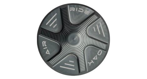 OAK Forkcap Tapa de Válvula de Aire para Horquillas Fox/Rockshox Gris