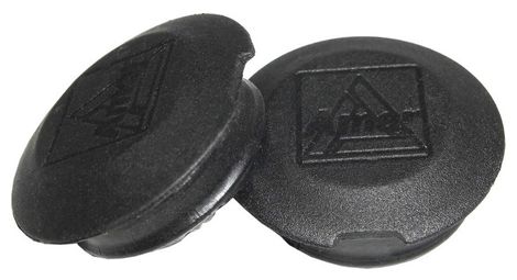 Cache noir pour protection de pédalier de vélo - La Paire