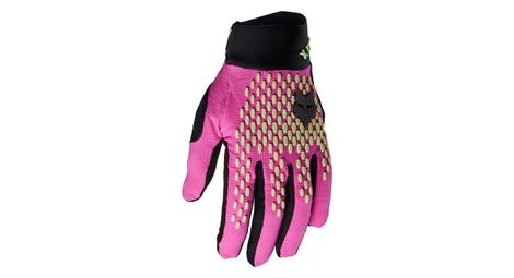 Fox defend race guantes largos mujer rosa ponche