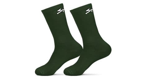 Chaussettes unisexe spiuk anatomic summer vert lot de 2 paires