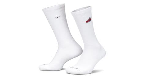 Nike everyday plus air max socks white