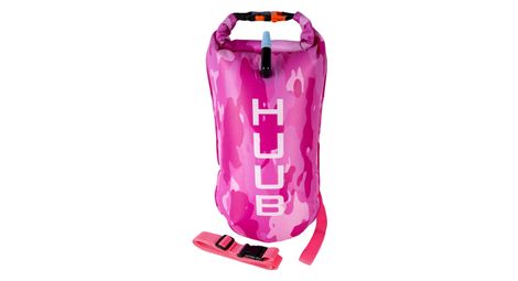 huub swimming camo safety buoy pink
