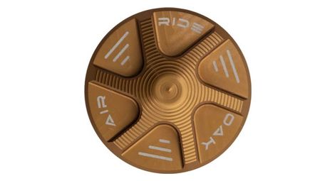 OAK Forkcap Air Ventilkappe für Fox/Rockshox "Kashgold" Gabel
