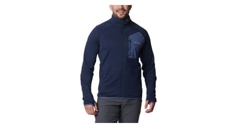 Columbia triple canyon full zip fleece blau herren s