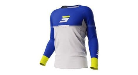 Maillot manches longues shot rogue stok bleu