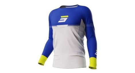 Maillot manches longues shot rogue stok bleu