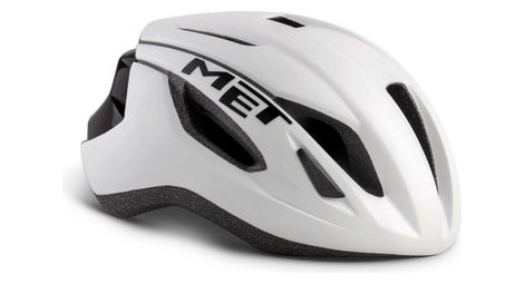 Casque met strale blanc noir mat